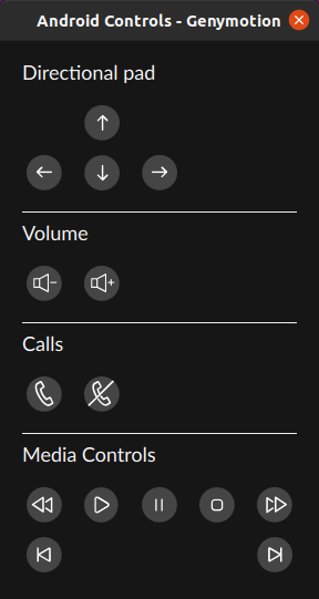 Android Controls Widget