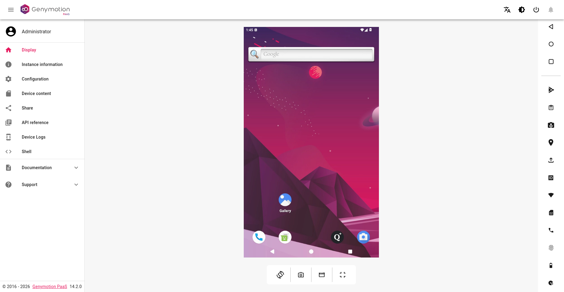 Device display