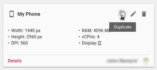 Hardware profile duplicate